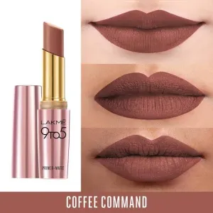 Lakme 9 To 5  Primer + Matte Lipstick (Coffe)