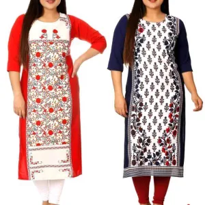 Trending American Crepe Kurtis Combo