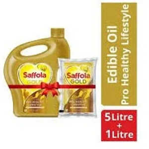 Saffola Gold 5Ltr + 1Ltr FREE