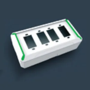 4 Way PVC Nano Gang Box