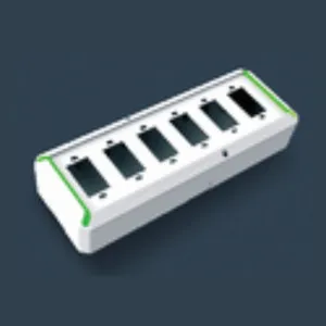 6 Way PVC Nano Gang Box