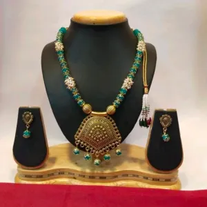 16509413-women covering party necklace set