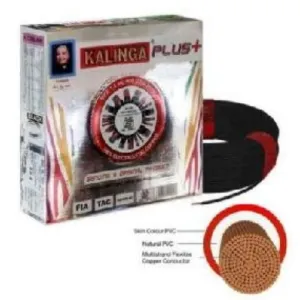 Kalinga Plus 1 Sq. mm FR PVC Housing Wire Black 90 m

