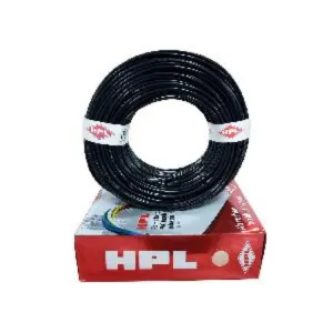 HPL 0.5 Sq. mm Single Core 100 mtr Black PVC Insulated Cable - HHI000050100

