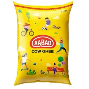 Aabad cow ghee, 1 L