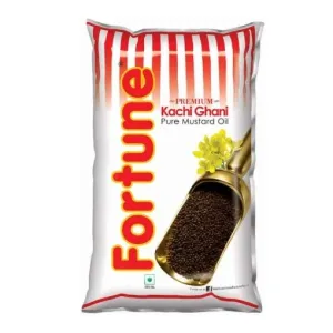 Fortune kachi ghani mustard oil, 1 Ltr 