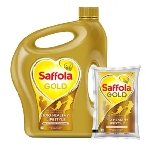 Saffola gold oil 1 Litre pouch free