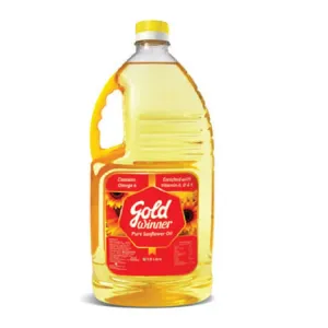 Gold Winner Sunflower Oil 2 Litre Bottle Pack 
