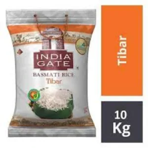 India Gate Basmati rice Tibar 10 kg Pack 