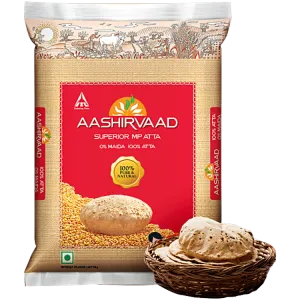 Aashirwad Aata 10 Kg Pack 