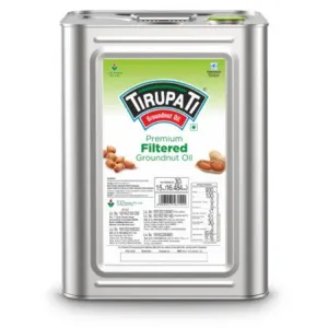 Tirupati Filtered GroundNut Oil 15 Litre Teen 