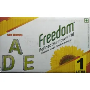 Freedom Sunflower Oil 1 litre Box Total 10 Litre 