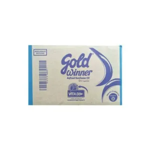 Gold Winner Sunflower Oil 1 litre Box Total 10 Litre 