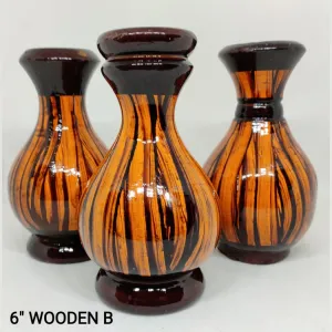 6" Wooden Flower Pot Beta 