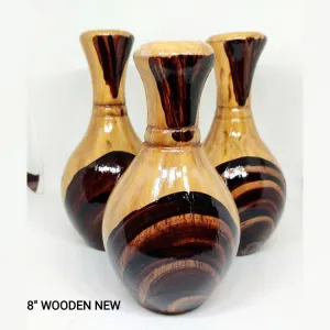 8" Wooden Flower Pot Double shed
