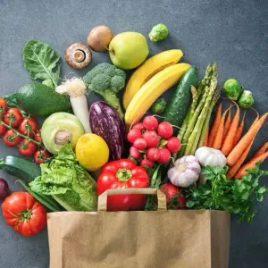 Vegetables and fruits