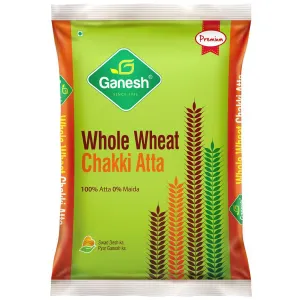 Ganesh Atta 5 kg (500 gm Suji Free) 