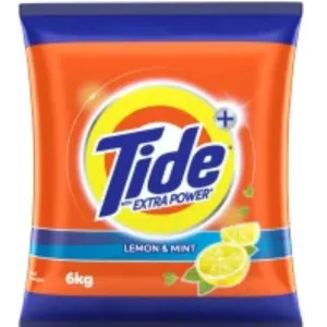 Tide Detergent Washing Powder - Lemon & Mint, Extra Power, Tide+, 8 kg 6 kg Pack + 2 kg Pack Free