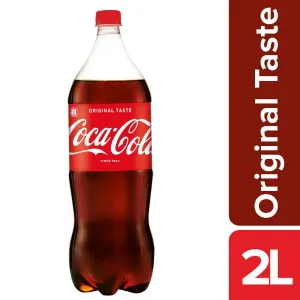 Coca-Cola Soft Drink - Original Taste, 2 L Pet Bottle