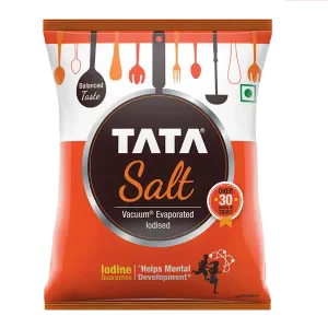 Tata Salt Iodized, 1 kg Pouch