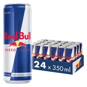 Red Bull Energy Drink, 350 ml (Pack of 24)