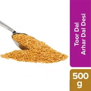 Toor Dal/Togari Bele - Desi, 500 g Pouch