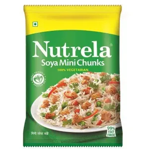 Nutrela Soya Chunks - Mini, 80 g Pouch