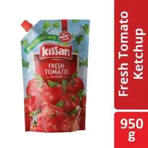 Kissan Fresh Tomato Ketchup, 950 g Pouch