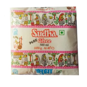 Sudha Pure Ghee 500ml (Pouch)