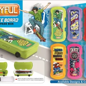 Scate board pencil box