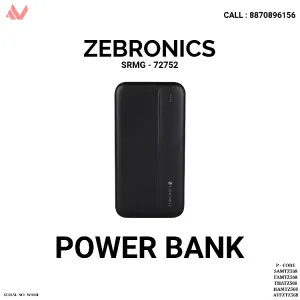 Zebronics 10000mah Power bank