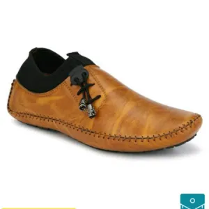 01071➡Trendy Men's Mustard Casual Shoes