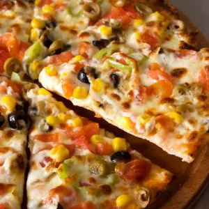  Corn Pizza - Poorna Cafe 