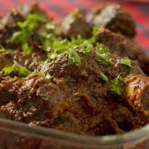 Mutton Pepper Dry ‐ lunch home