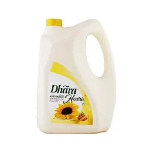 Dhara Refined Sunflower Oil 5 Ltr Can