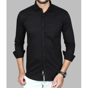 Black mens shirt A011