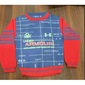 Fashion kids wear red and blue D004