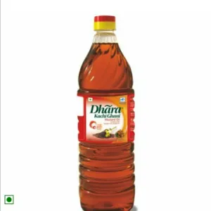 Dhara 1 Lt mustard Oil Bottle 