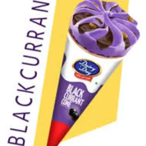 Dairy day Blackcurrant cone 120ml