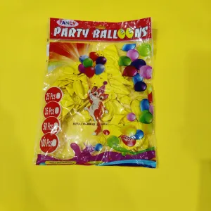 Ballon Regular Yellow Colour 35 PC PKG