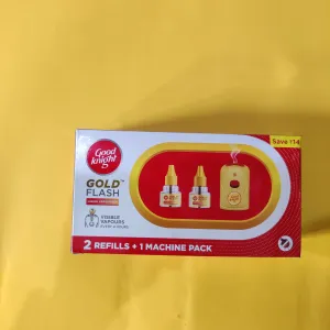 Good Knight Flash Super Saver Combo 2 Refills of 45 ML and 1 Machine MRP 164/-