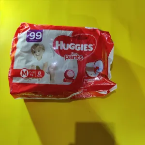 Huggies Pants Medium 8PC MRP 99/-