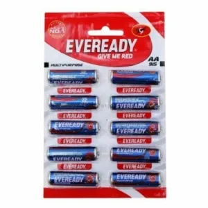 Eveready AA Pencil Cell Pack Of 10 MRP 100/-