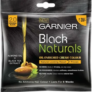 Garnier Black Naturals Shade 2.0 Orignal Black(20ml+20gm) pack of 4  MRP 156/-