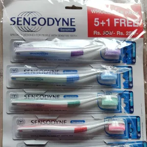 Sensodyne Sensitive Toothbrush Wholesale Pack 5+1 MRP 250/-