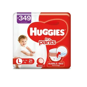 Huggies Pants Large 21 Pc Pkg MRP 349/-