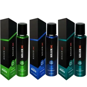 Killer deo Set Of 3  150 ML Each MRP 807/-