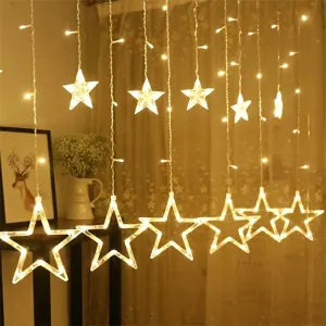 Star Curtain Lights For Home Decor .