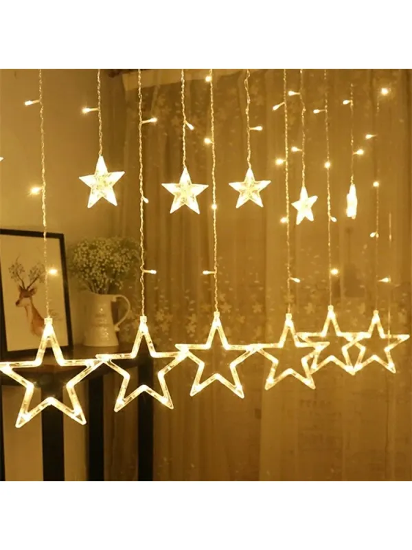 Star Curtain Lights For Home Decor .