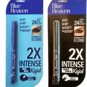 Blue Heaven 2X Intense Kajal Combo blue + black MRP 255/-